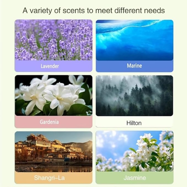 Automatic Aromatherapy Diffuser-Smart Wall-Mounted Essential Oil Diffuser (Color : Shangri-La) - Image 3