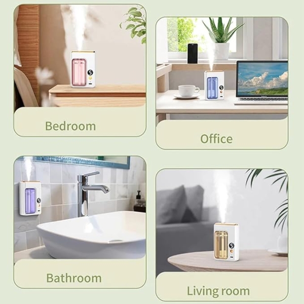 Automatic Aromatherapy Diffuser-Smart Wall-Mounted Essential Oil Diffuser (Color : Shangri-La) - Image 4