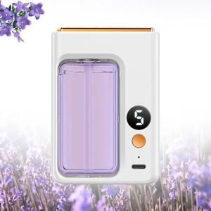 Automatic Aromatherapy Diffuser-Smart Wall-Mounted Essential Oil Diffuser (Color : Lavender)