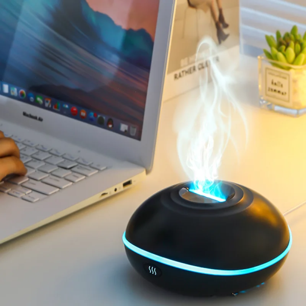 Colorful Flame Air Humidifier Aroma Diffuser Portable USB Car Aromatherapy Humidifiers Essential Oils Fragrance Diffusers - Image 4