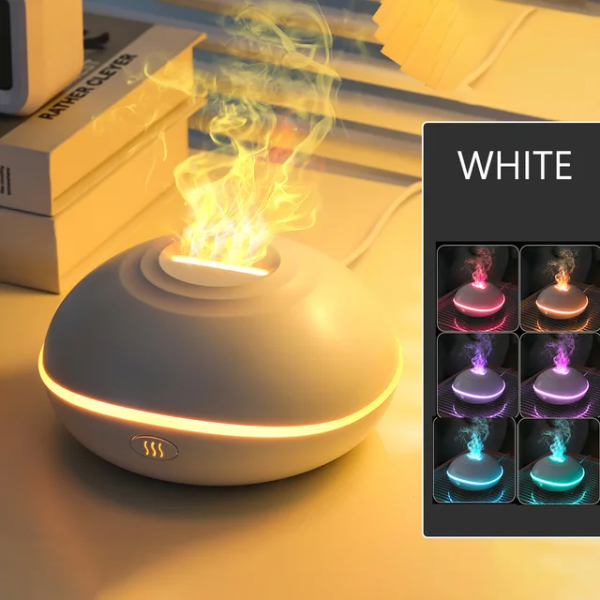 Colorful Flame Air Humidifier Aroma Diffuser Portable USB Car Aromatherapy Humidifiers Essential Oils Fragrance Diffusers - Image 7