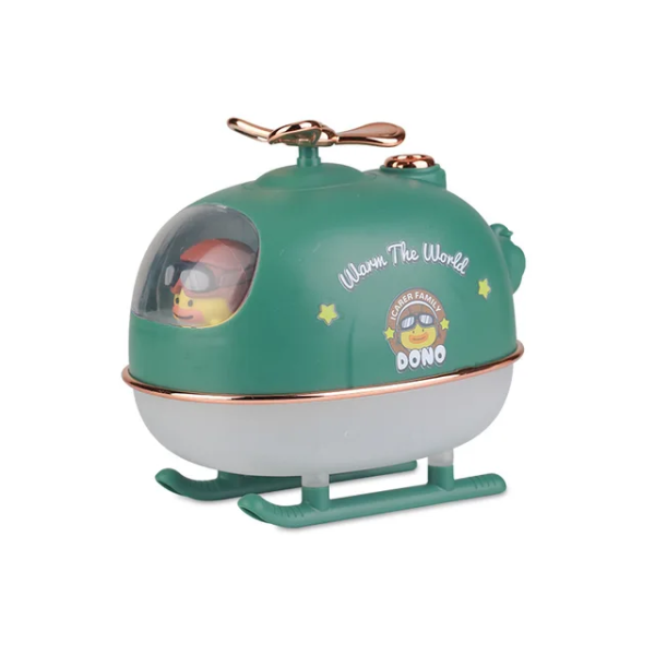 USB Mini Helicopter Air Humidifier Aroma Diffuser with Warm Light For Office Home Room Fragrance Ultrasonic Mist Maker Fogger - Image 7